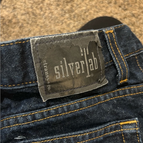 Levi’s Silver Tab High Waist Straight Leg 100% cotton Jeans - Picture 3 of 3